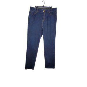 Lane Bryant High Rise Straight Dark Wash Denim Jeans Plus Size 18